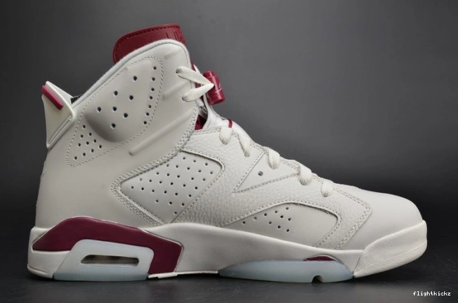Maroon Air Jordan Retro white 384664-116 6 0905